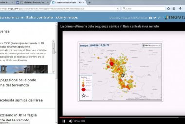 Disponibili le Story &amp; Maps del terremoto