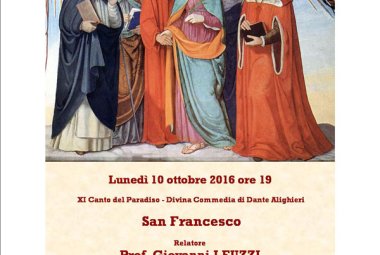 "San Francesco nell'undicesimo canto del Paradiso della Divina Commedia"