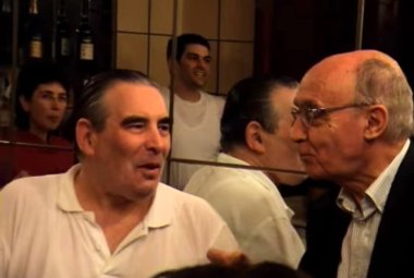 Andrea Ascalone Josè Saramago sullo sfondo Davide Ascalone